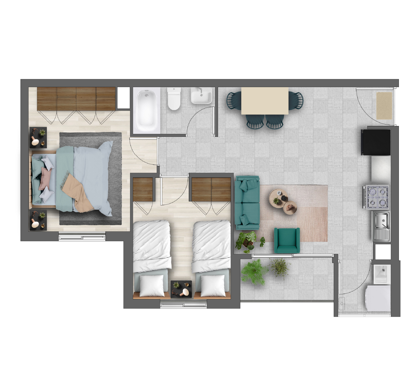 modelos, plantas, tipologías