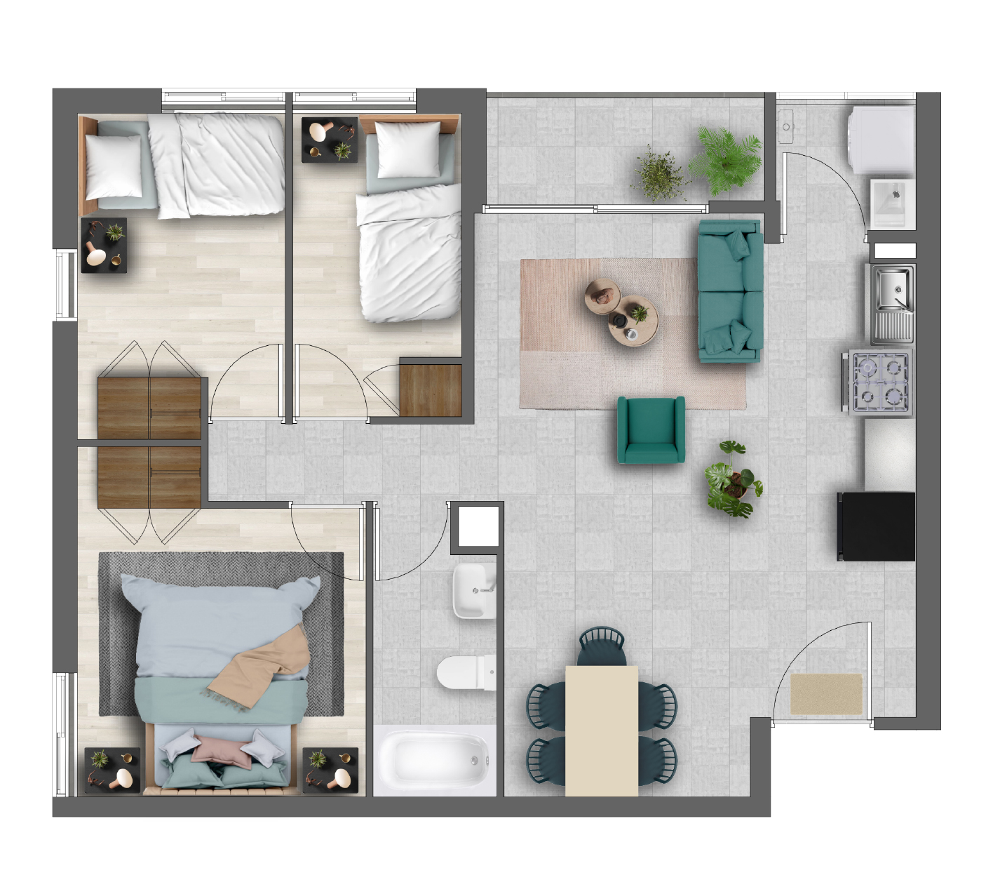 modelos, plantas, tipologías